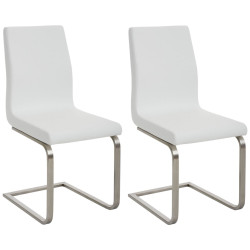 Lot de 2 chaises de salle à...