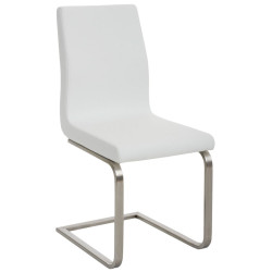 Lot de 2 chaises de salle à manger Belfort blanches