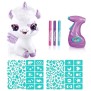 Canal Toys Licorne a Personnaliser Airbrush Plush - Peluche Spray Art avec Feutres et Pochoirs - des 6 ans - OFG 274