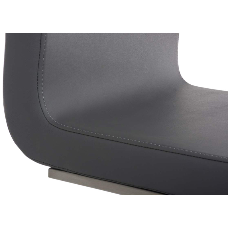 Lot de 2 chaises de salle à manger Belfort grises