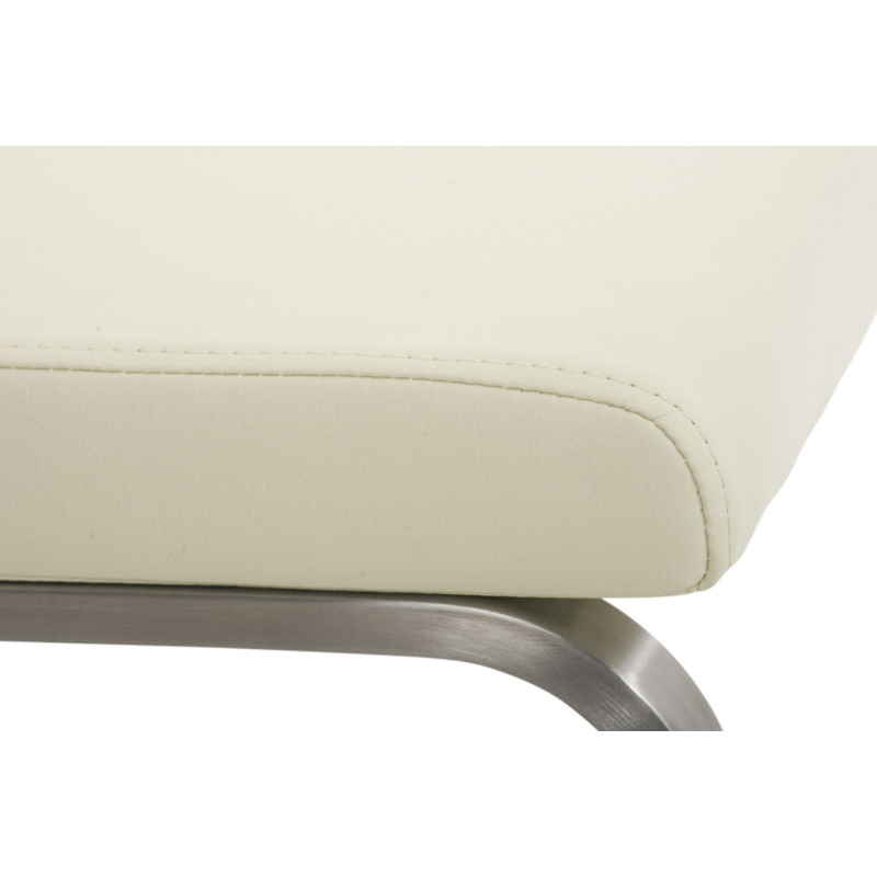 Lot de 2 chaises de salle à manger Belfort crème