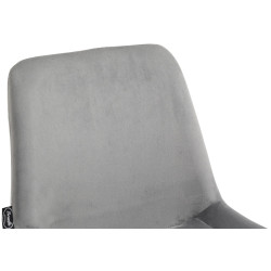 Lot de 4 chaises de salle à manger Victoria en velours gris