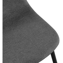 Ensemble de 4 chaises de salle à manger Napier en tissu gris