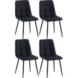 Lot de 4 chaises de salle à...