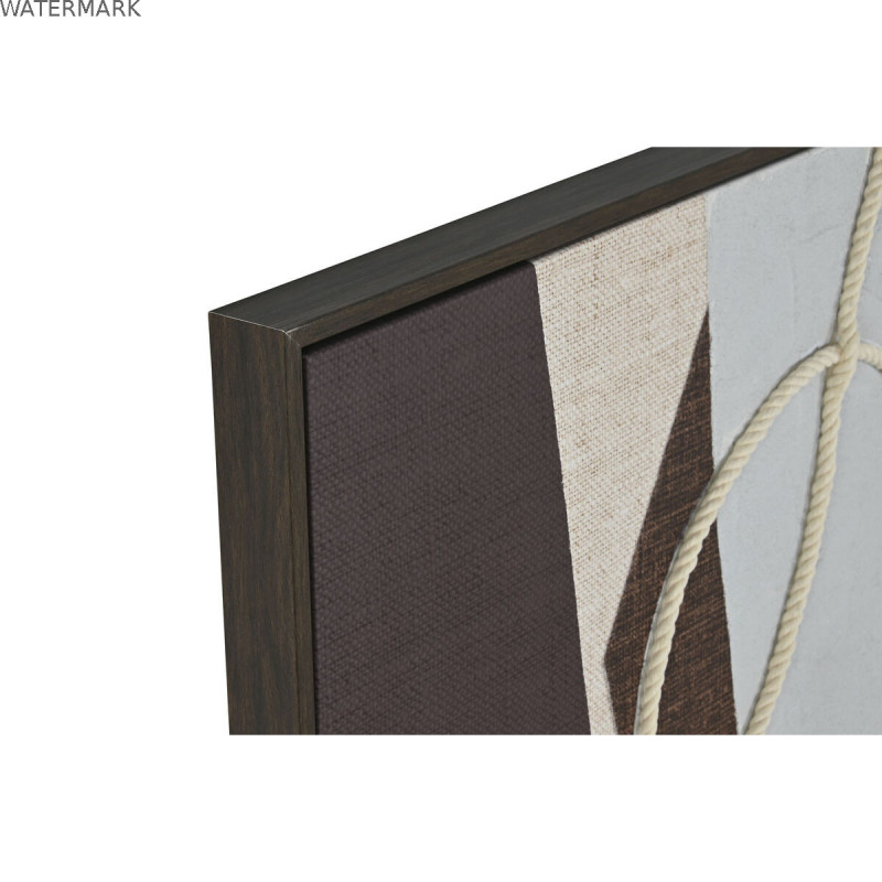 Cadre Home ESPRIT Marron Beige Abstrait Urbaine 63 x 4,5 x 93 cm (2 Unités)