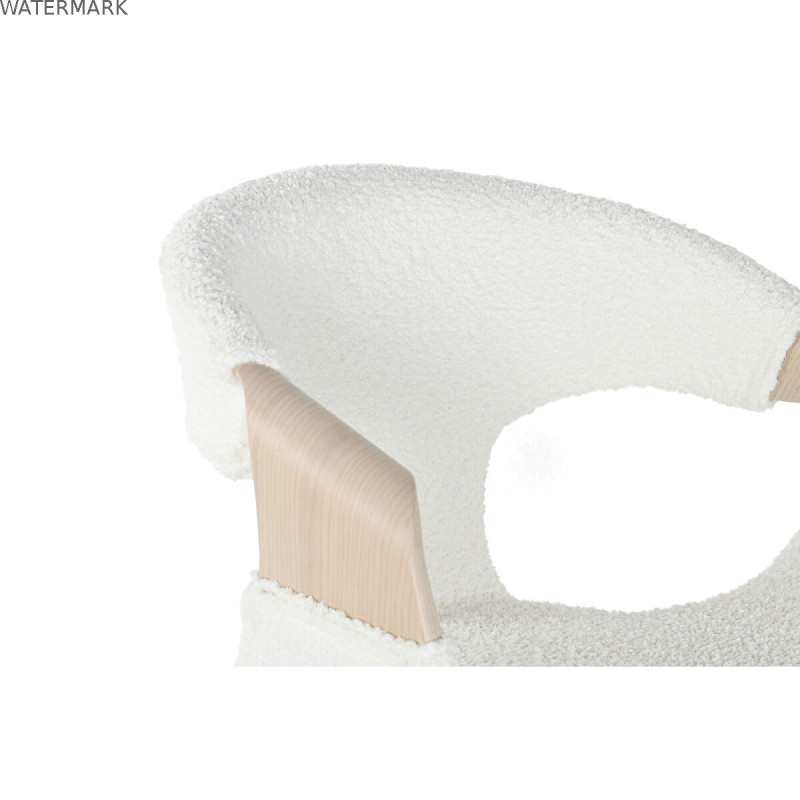 Tabouret Home ESPRIT Blanc Bois 55,5 x 52,5 x 92,5 cm