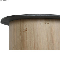Table Basse Home ESPRIT Naturel Brun foncé Sapin 90 x 90 x 40 cm