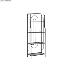 Étagère Home ESPRIT Noir Métal 60 x 27 x 160 cm