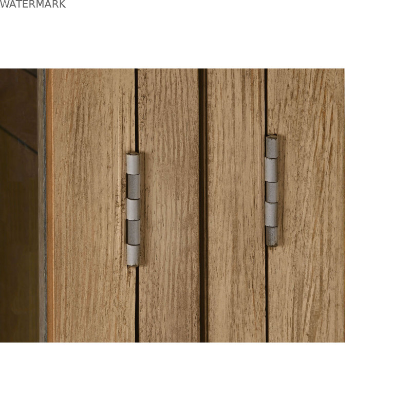 Présentoir Home ESPRIT Naturel Verre Bois de manguier 200 x 45 x 230 cm