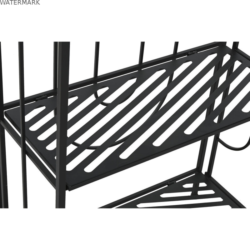 Étagère Home ESPRIT Noir Métal 60 x 27 x 160 cm