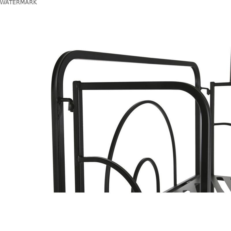 Étagère Home ESPRIT Noir Métal 60 x 27 x 160 cm