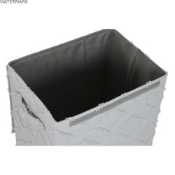 Panier Home ESPRIT Gris Crème 40 x 30 x 50 cm (2 Unités)