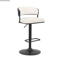 Tabouret Home ESPRIT Blanc Métal 48,5 x 48 x 83,5 cm