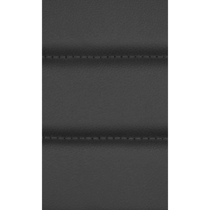 Lot de 2 chaises de salle à manger Elvas simili cuir noir