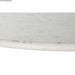 Table de Salle à Manger Home ESPRIT Blanc Métal Marbre 180 x 100 x 76 cm