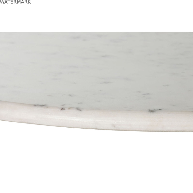 Table de Salle à Manger Home ESPRIT Blanc Métal Marbre 180 x 100 x 76 cm