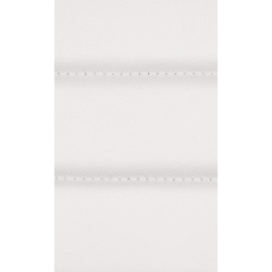 Lot de 2 chaises de salle à manger Elvas similicuir blanc