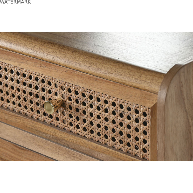 Caisson à Tiroirs Home ESPRIT Marron Acacia Bois MDF 40 x 30 x 104,5 cm