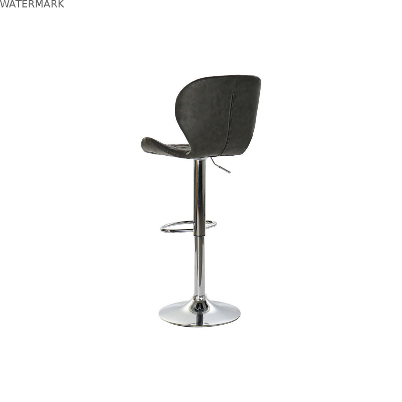 Tabouret Home ESPRIT Gris foncé Métal 47 x 50 x 110 cm