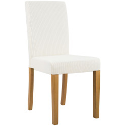 Chaise de salle à manger Ina Cord antique crème clair