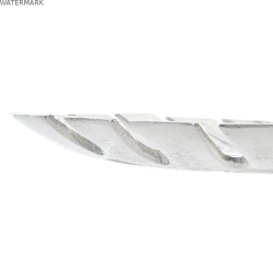 Centre de Table Home ESPRIT Argenté Aluminium Moderne Feuille d'une plante 38,5 x 28 x 3 cm