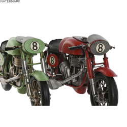 Figurine Décorative Home ESPRIT Rouge Vert Vintage 32 x 11 x 15 cm (2 Unités)