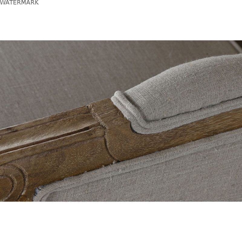 Siège Home ESPRIT Blanc Naturel Bois de manguier 72 x 75 x 110 cm