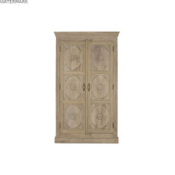 Armoire Home ESPRIT Naturel Bois de manguier 125 x 43 x 214 cm