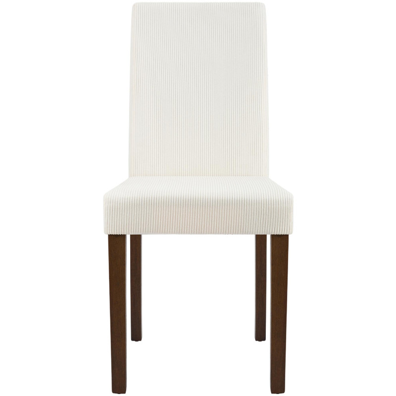 Chaise de salle à manger Ina Cord antique crème foncée