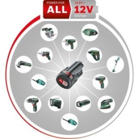 Pack batterie 18V + chargeur Bosch - Batterie Power for All 18V 6,0 Ah et chargeur AL1830CV