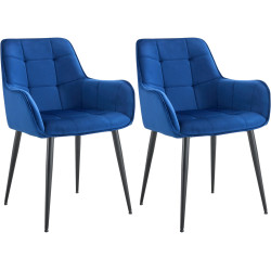 Lot de 2 chaises de salle à...