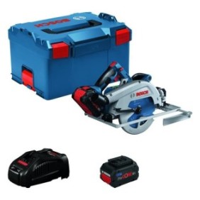 Scie circulaire bosch professional GKS 18V + 2 batteries 5,5Ah ProCORE 18V + chargeur