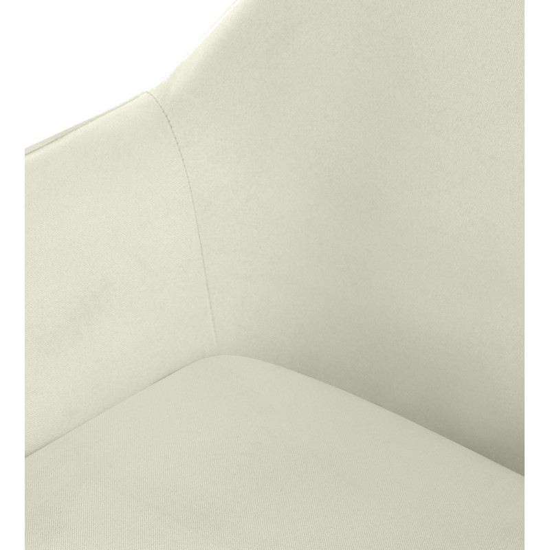 Chaise de salle à manger Luena en tissu crème