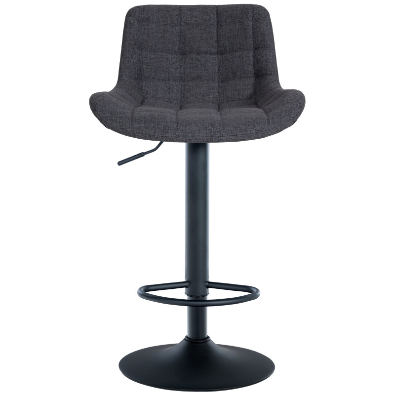 Taburete de bar Tover Negro,Tela