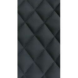 Tabouret de bar Minosa en similicuir noir