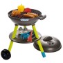 Jouets Ecoiffier - Barbecue Charbon + 16 Accessoires - Outillage de Jardin pour Enfants - Fabriqué en France