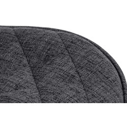 Taburete de bar Minosa Negro,Tela