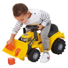 Porteur Tracto pelle - Les Maxi - ECOIFFIER - Jouet pour enfant de 12 mois - Jaune