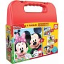 4 puzzles progressifs - EDUCA - Malette Puzzles Progressifs Mickey (12-16-20-25)