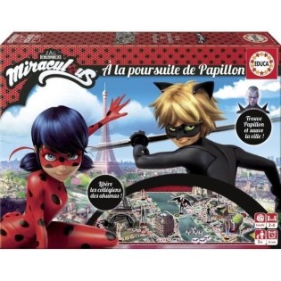 MIRACULOUS Jeu de société Ladybug : A La Poursuite De Papillon