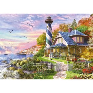 Puzzle Architecture et monument - EDUCA Phare A Rock Bay - 2000 pieces - Mixte - A partir de 12 ans