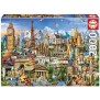 Puzzle Symboles D'Europe - EDUCA - 2000 pieces - Pour Adultes et Enfants des 12 ans