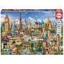 Puzzle Symboles D'Europe - EDUCA - 2000 pieces - Pour Adultes et Enfants des 12 ans