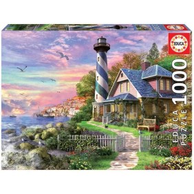 Puzzle Paysage et Nature - EDUCA - Phare A Rock Bay - 1000 pieces - Adulte