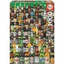 Puzzle 1000 Pieces - Bieres - EDUCA - Nature morte et objets - Multicolore - Vert