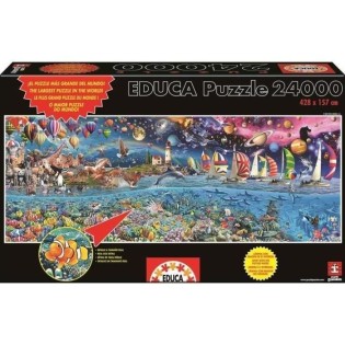 Puzzle La Vie 24000 Pieces - EDUCA - Tableaux et peintures - Multicolore - Adulte