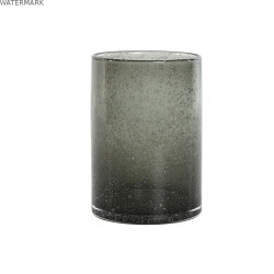 Vase Home ESPRIT Vert Verre Moderne 11,5 X 11,5 X 17,2 cm