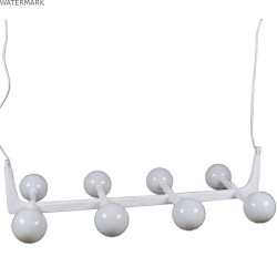 Suspension Home ESPRIT Blanc Métal Verre 110 x 45 x 23 cm