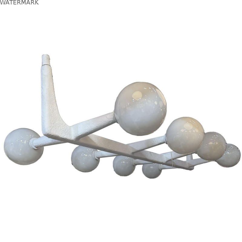 Suspension Home ESPRIT Blanc Métal Verre 110 x 45 x 23 cm