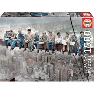 Puzzle 1500 Pieces - Déjeuner a New York - EDUCA - Scene de vie - Adulte - Multicolore